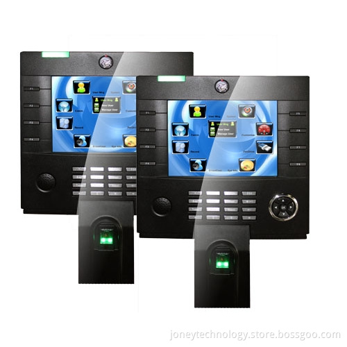 8 Inch Color TFT TCP/IP Biometric Fingerprint Time Attendance System with Backup Battery